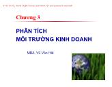 Chương 3 Phân tích môi trường kinh doanh