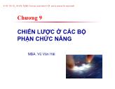 Chương 9: Chiến lược ở các bộ phận chức năng