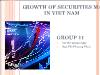 Growth of securities market in Viet Nam