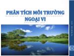 Phân tích môi trường ngoại vi