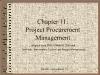 Bài giảng PMBOK - Chapter 11: Project Procurement Management