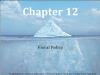 Chapter 12: Fiscal Policy