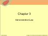 Chapter 3: Administrative Law