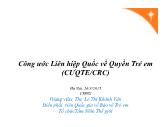 Công ước Liên hiệp Quốc về Quyền Trẻ em