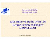 Giới thiệu về quản lý dự án