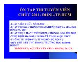 Ôn tập thi tuyển viên chức