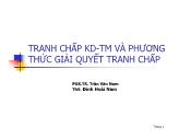 Tranh chấp kinh doanh - thương mại và phương thức giải quyết tranh chấp