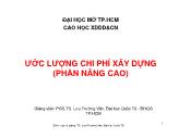 Ước lượng chi phí xây dựng (phần nâng cao)